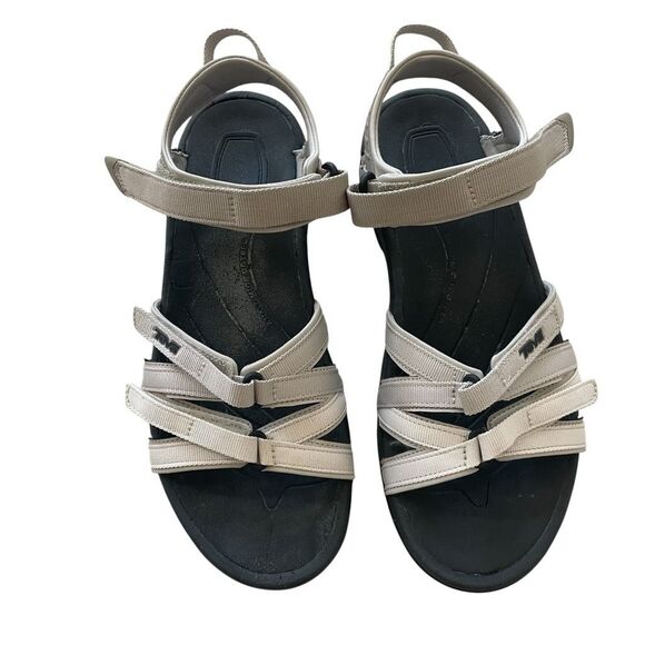Teva Tirra 4266 White Sandals Women’s Size 9.5 Hiking Beach Walking Casual Shoes - Picture 1 of 5